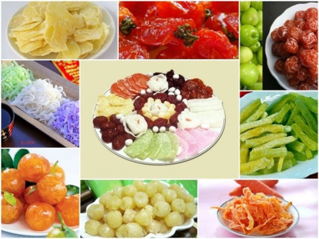 Lợi ích của mứt tết