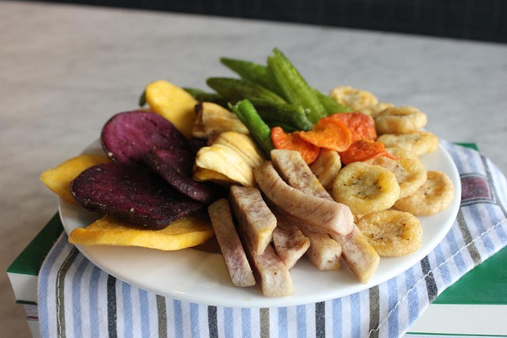 Rau củ sấy chứa nhiều vitamin